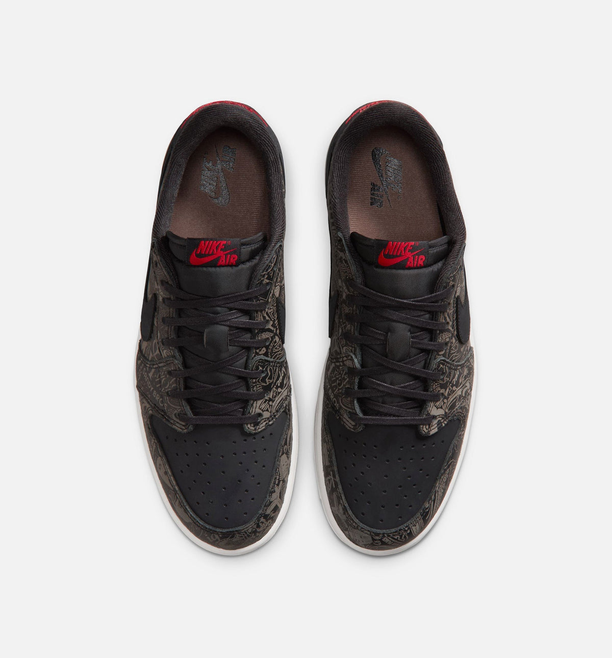 Air Jordan 1 Retro Low OG “Laser Black & Varsity Red” Men’s Shoes
