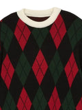 LC23 Rombo argyle sweater